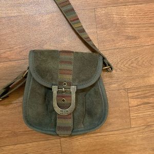 Green, Suede, UGG Purse, Excellent Condition
